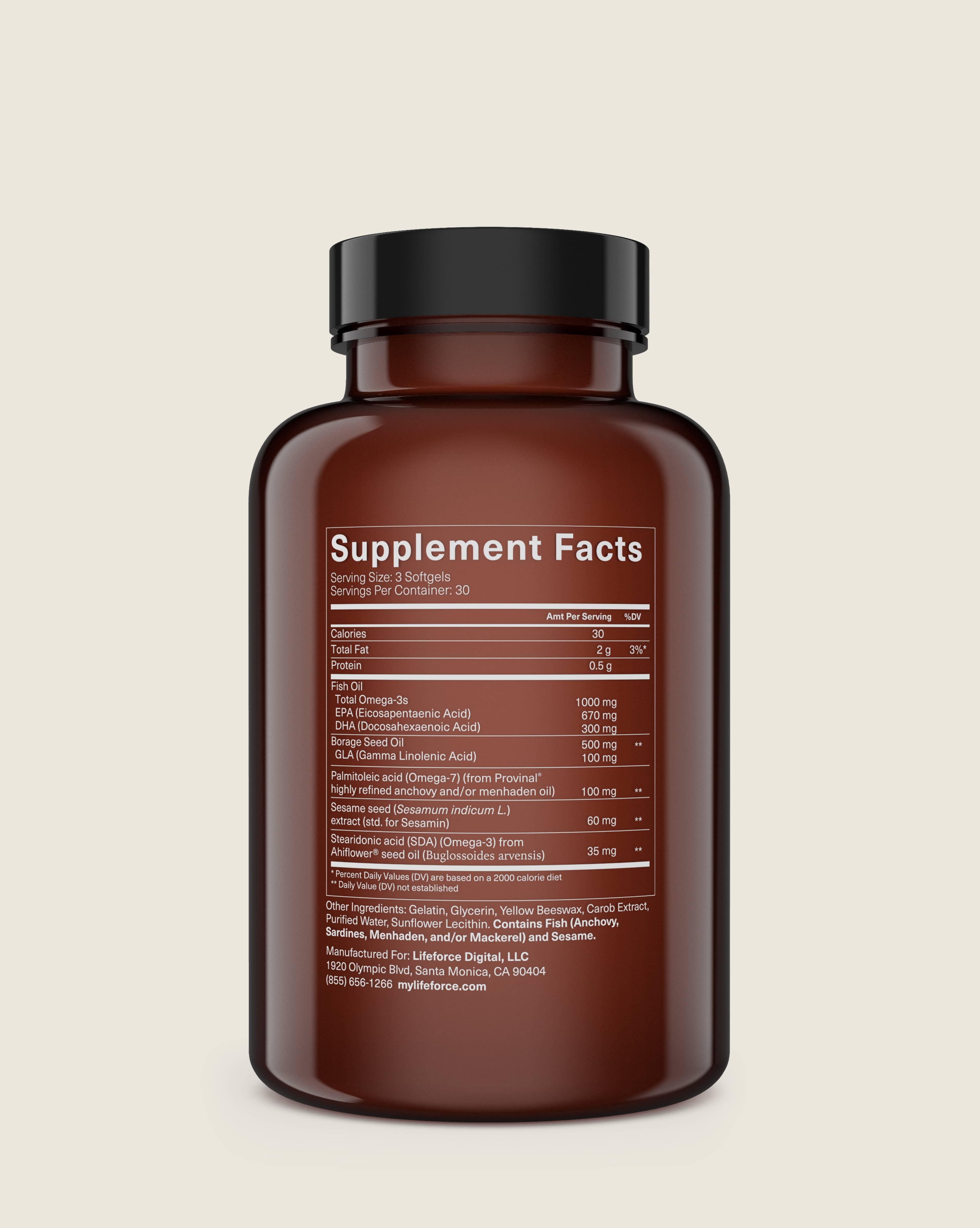omega bottle reformulation
